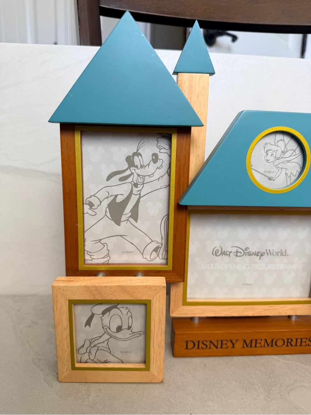 Walt Disney World Multi-Opening Picture Frame Castle Shaped Memories New No Box - Picture 2 of 10